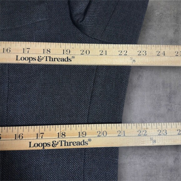 JOS A BANK Travel Men’s 42R Gray Wool Blazer Sport Coat Two‑Button Jacket - Picture 11 of 13
